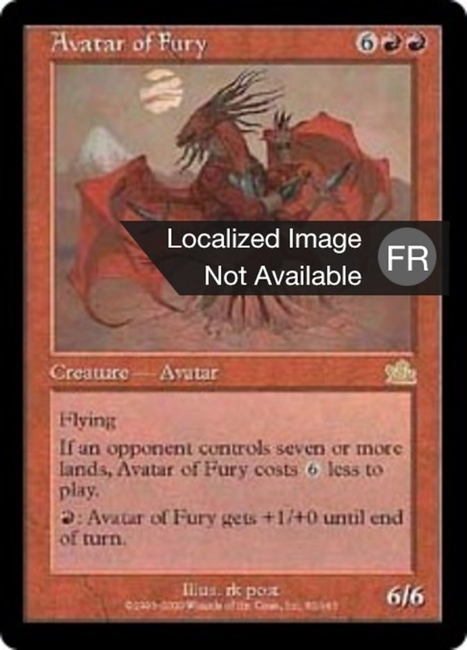 image Avatar de la fureur
