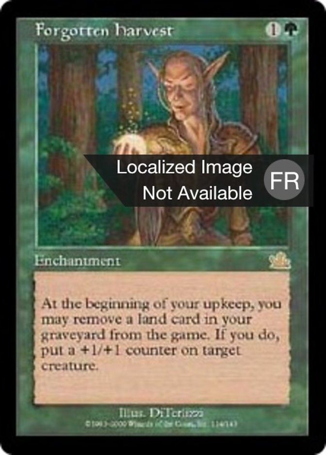 image Récolte oubliée