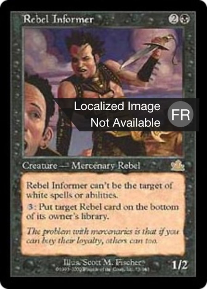 image Informateur rebelle