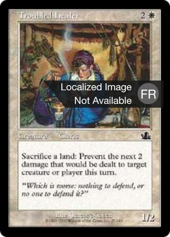 image Guerisseur inquiet