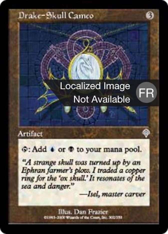 image Camée de crâne de drakôn