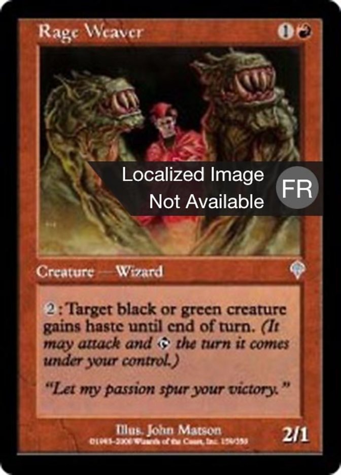 image Tisseur de rage