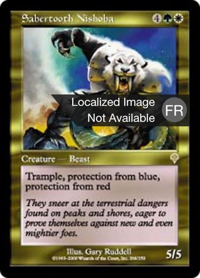 image Nishoba à dents de sabre