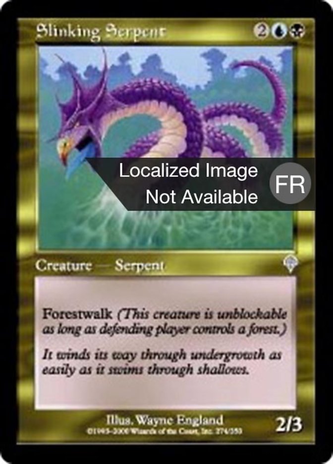 image Grand serpent sinueux