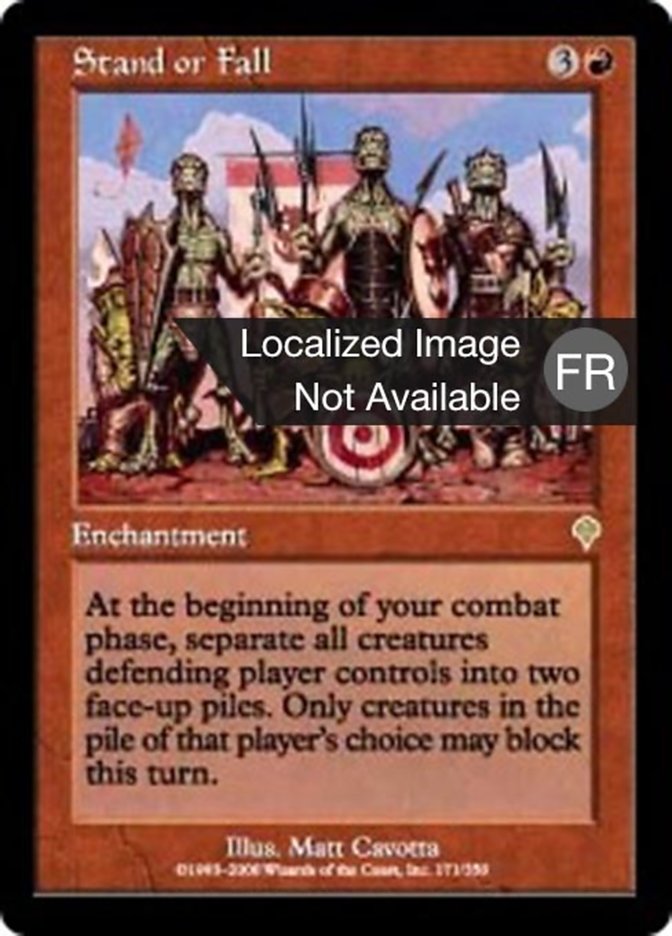 image Tenir ou tomber