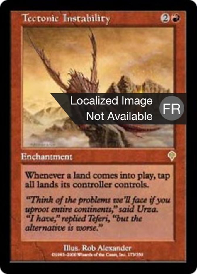 image Instabilité tectonique