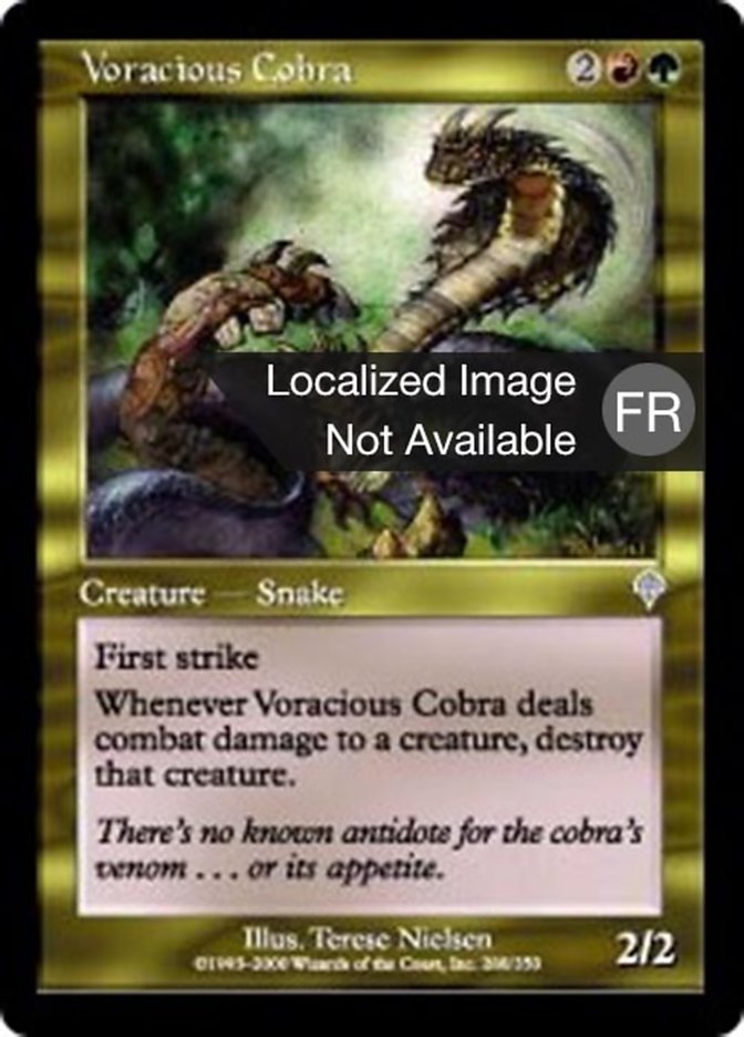 image Cobra vorace