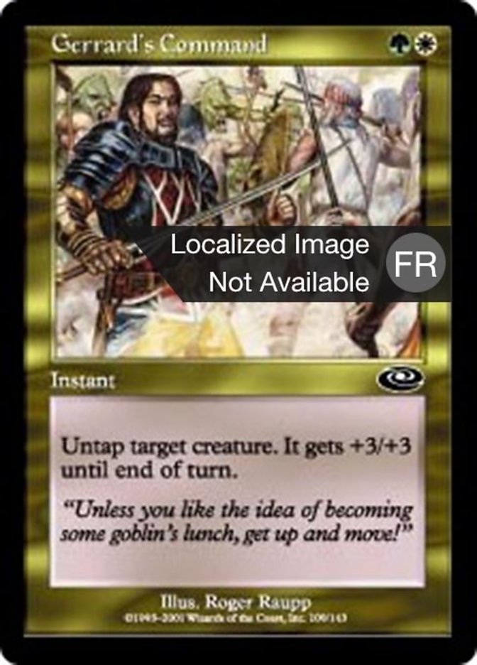 image Commandement de Gerrard