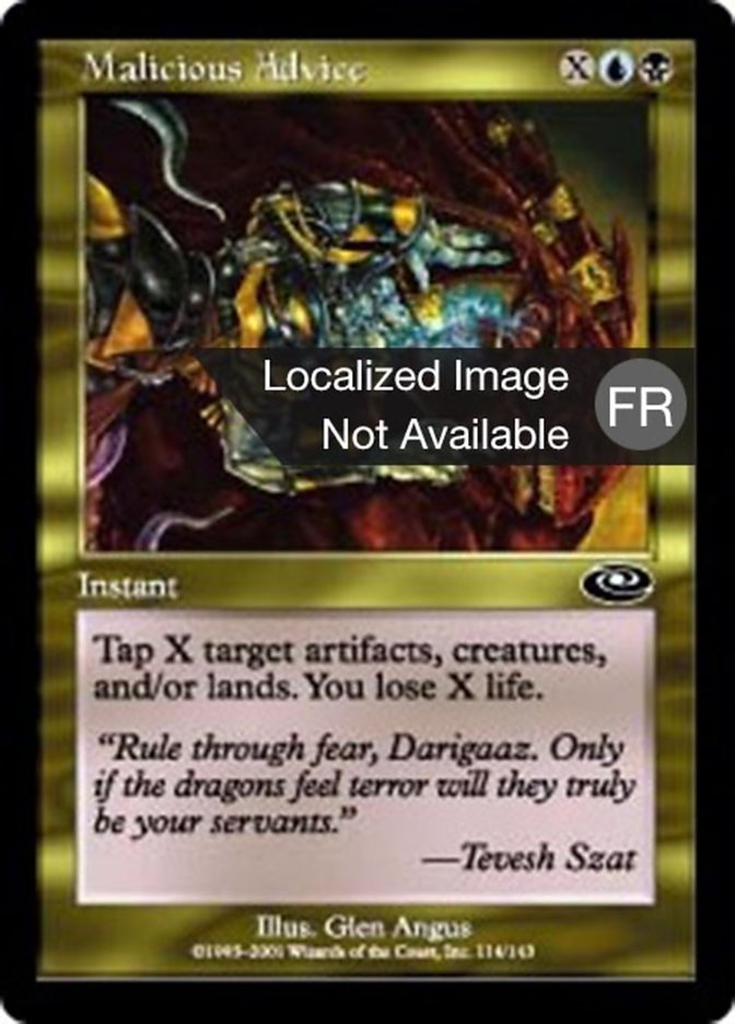 image Conseil malveillant