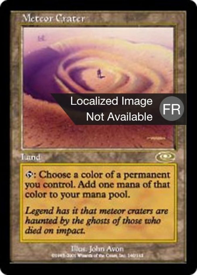 image Cratère météoritique