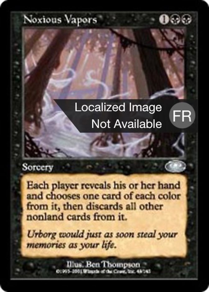 image Vapeurs délétères