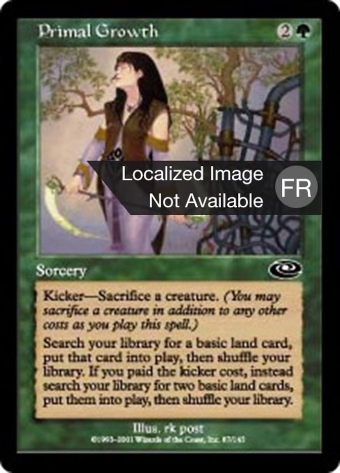 image Croissance primordiale