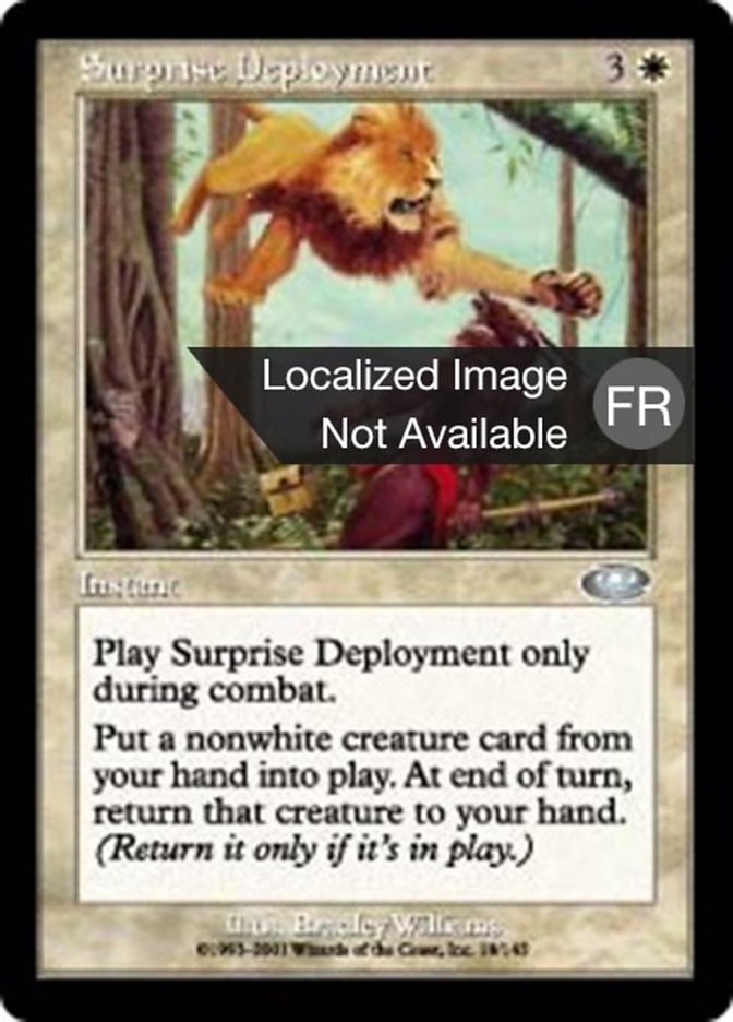 image Déploiement surprise