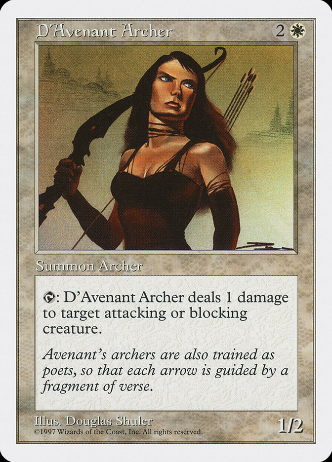 image D'Avenant Archer