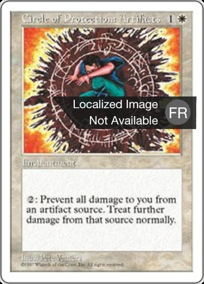 image Cercle de protection : artefacts