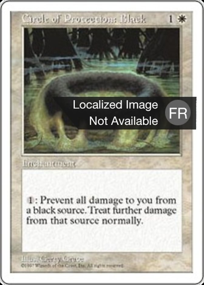image Cercle de protection : noir