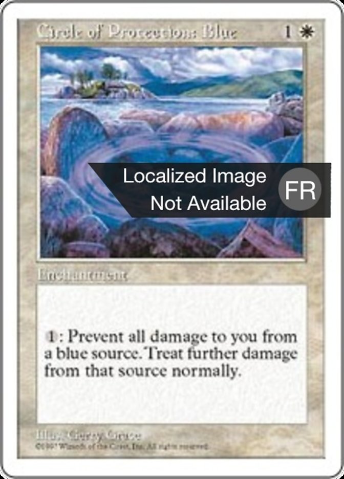 image Cercle de protection : bleu