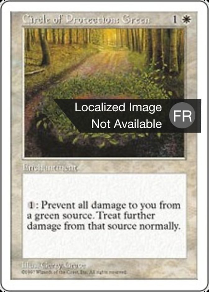 image Cercle de protection : vert