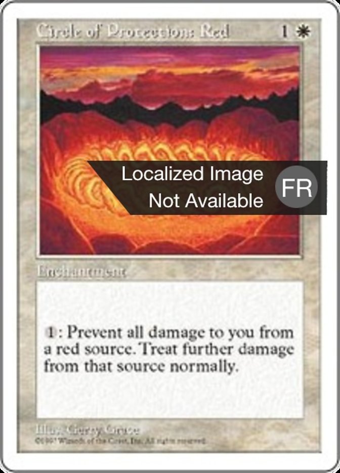 image Cercle de protection : rouge