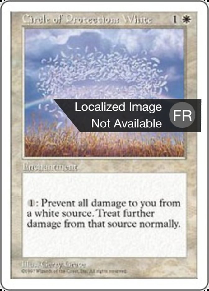 image Cercle de protection : blanc
