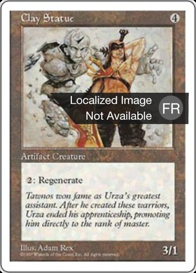 image Statue d'argile