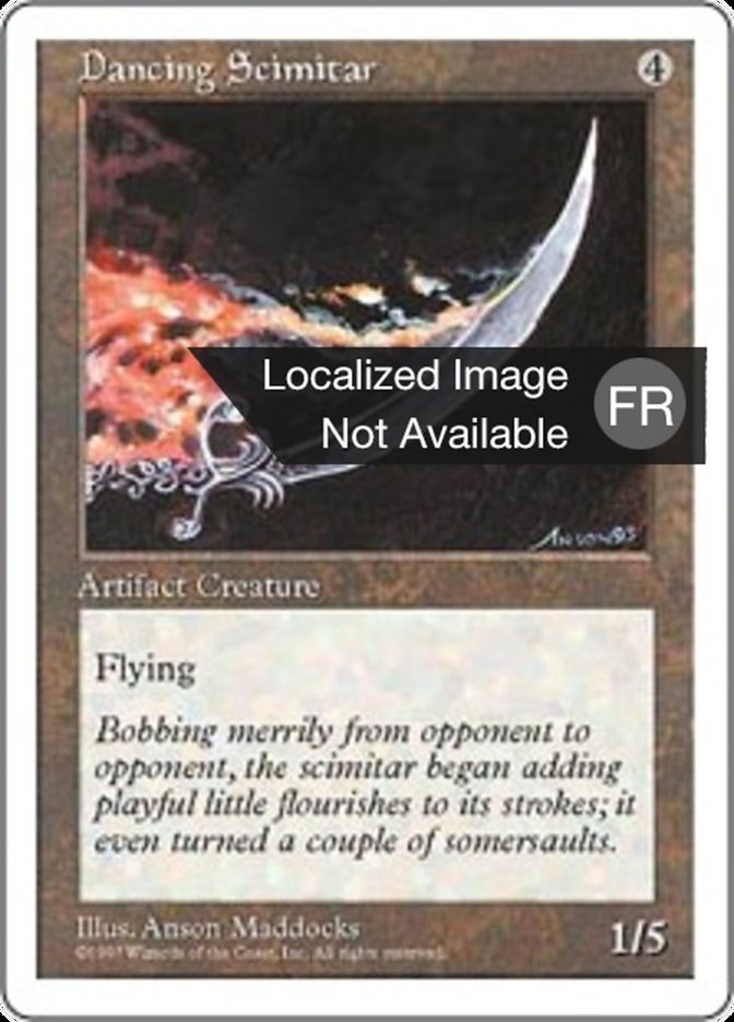 image Cimeterre dansant