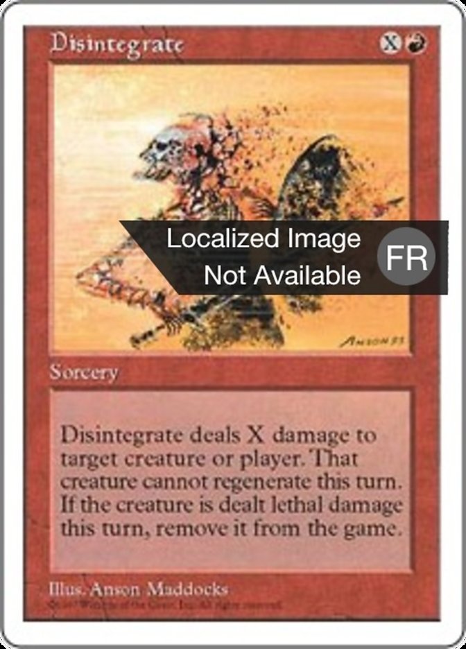 image Désintégration