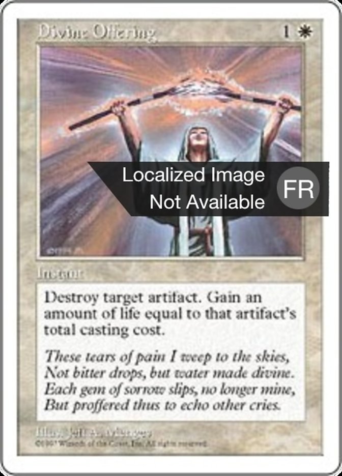 image Offrande divine