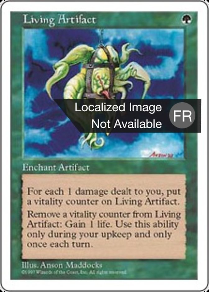 image Artefact vivant