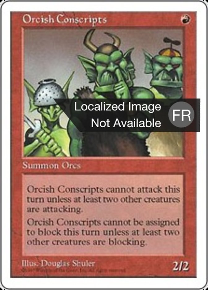 image Conscrits orques