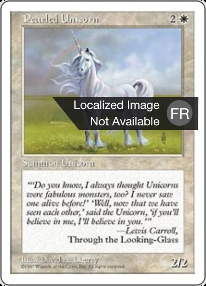 image Licorne nacrée