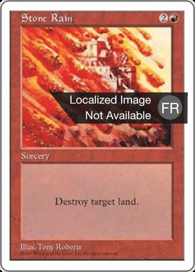 image Pluie de pierres