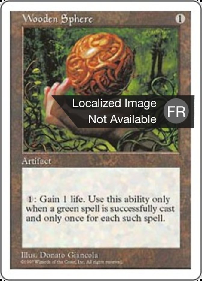 image Sphère de bois