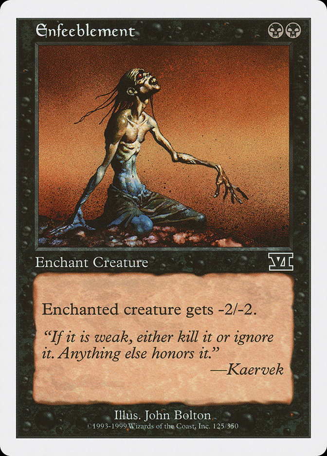 image Enfeeblement