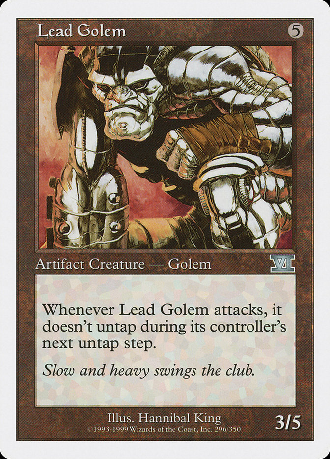 image Lead Golem