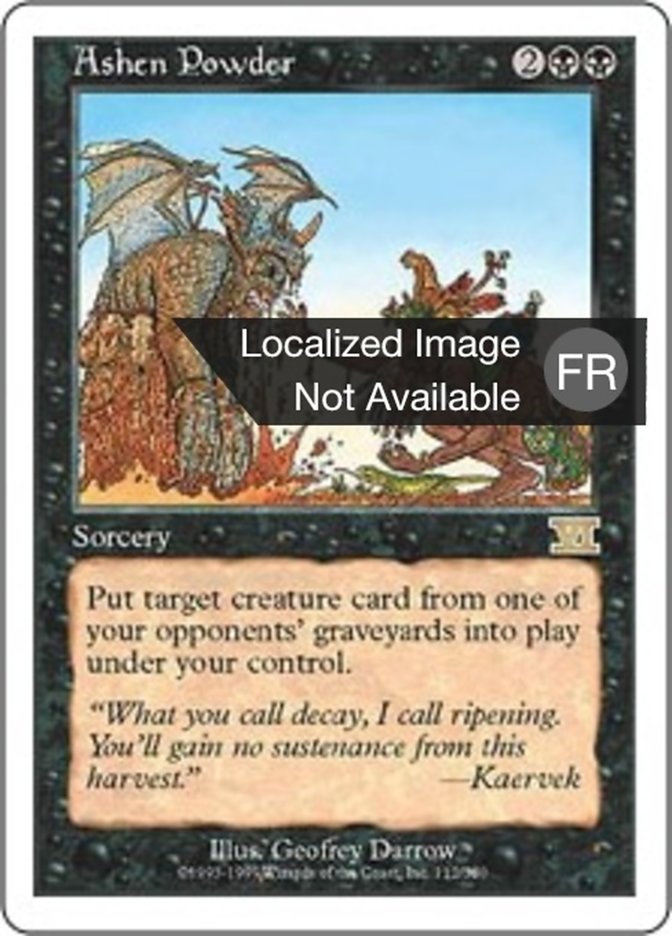 image Poudre de cendres