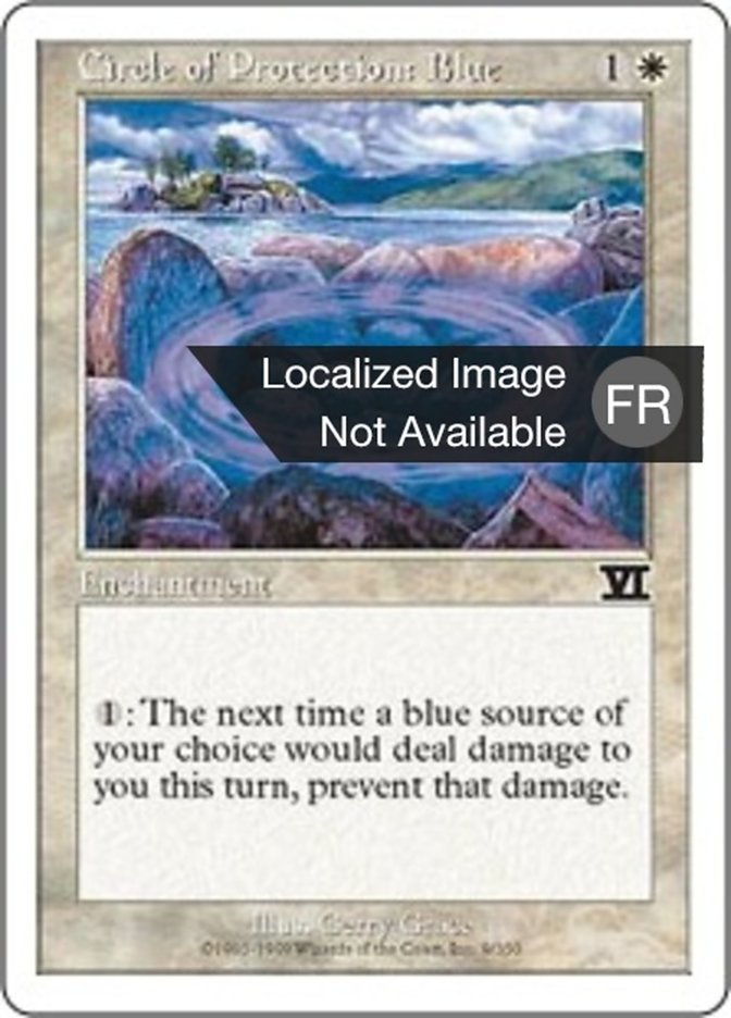 image Cercle de protection : bleu