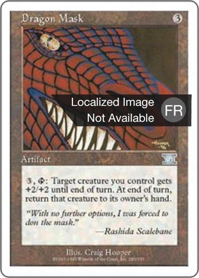 image Masque de dragon