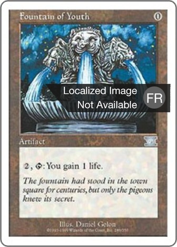 image Fontaine de jouvence