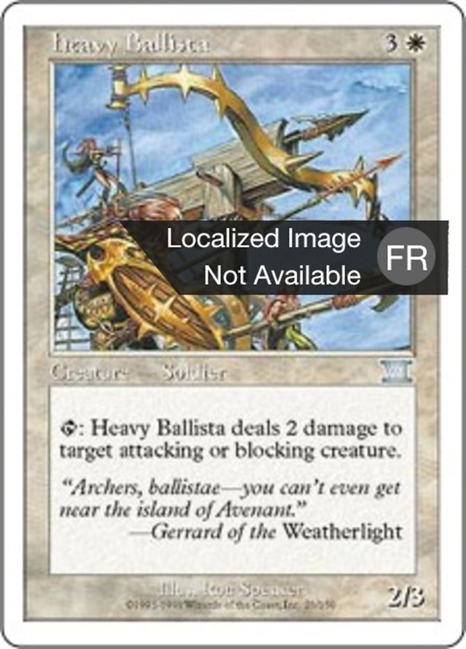 image Baliste lourde