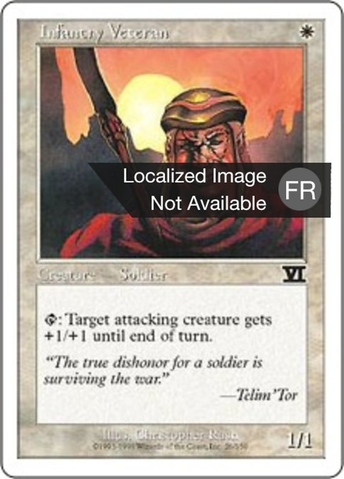 image Vétéran de l'infanterie