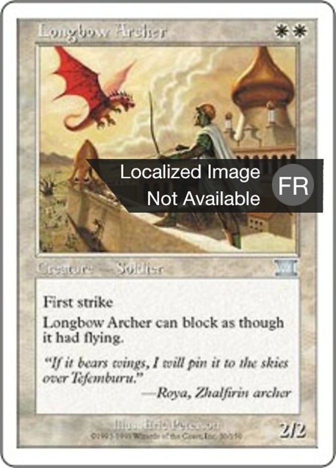 image Archer à l'arc long