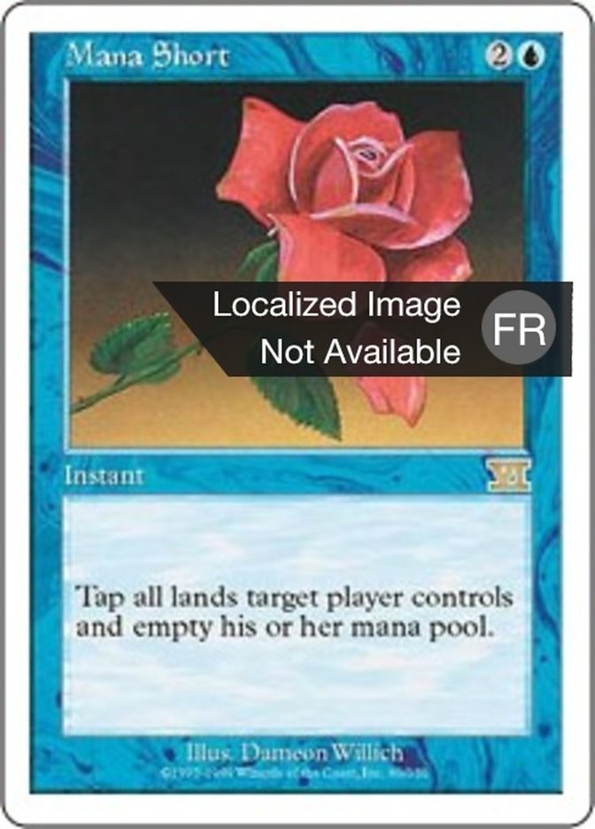 image Pénurie de mana