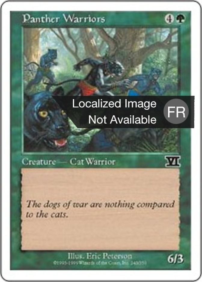 image Guerrières panthères