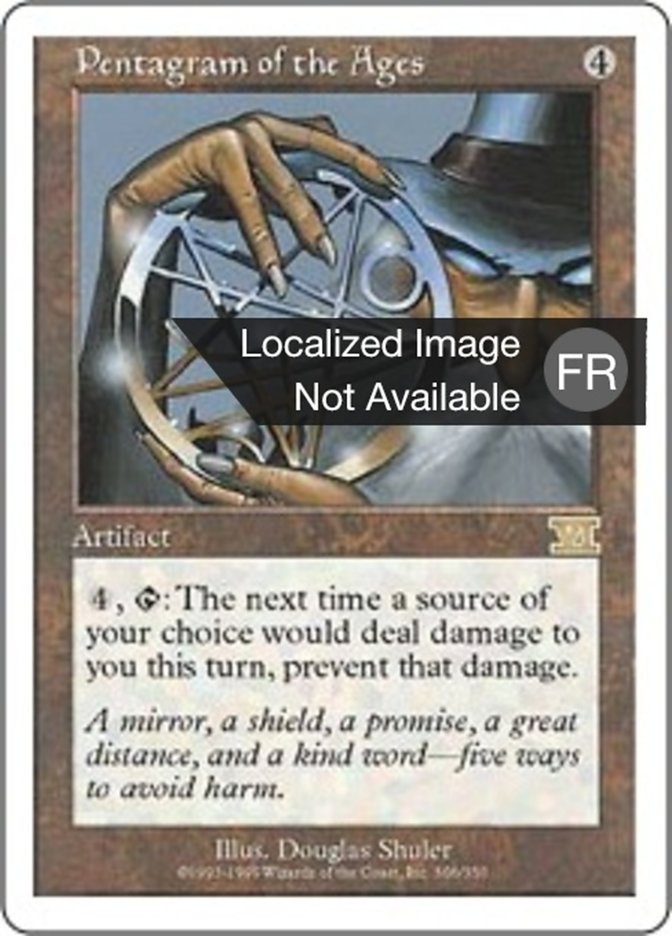 image Pentagramme des temps anciens