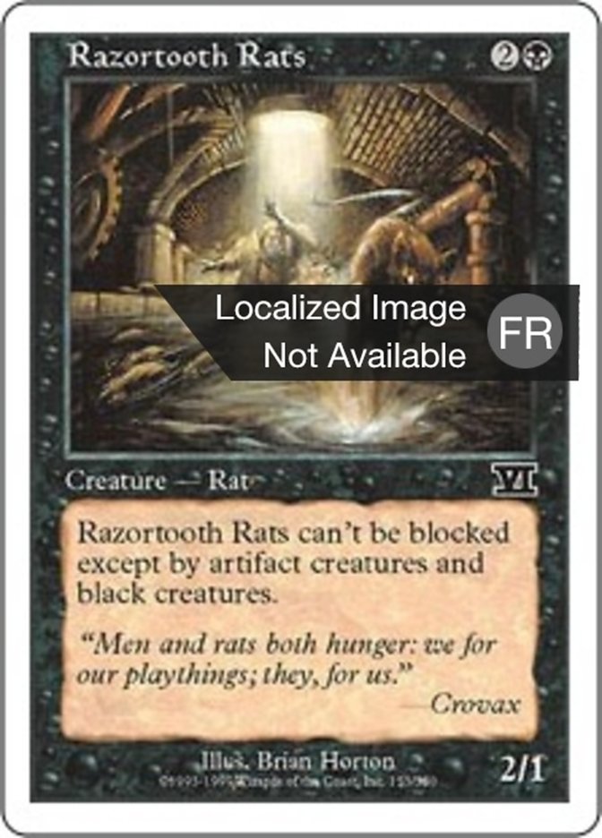 image Rats aux dents tranchantes