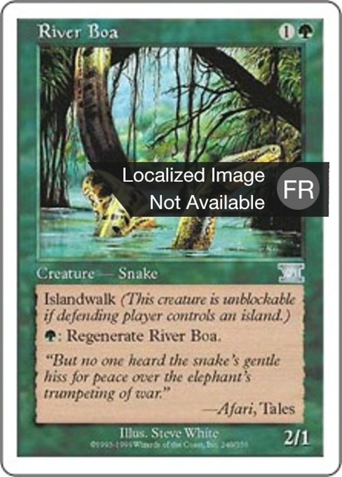 image Boa des rivières