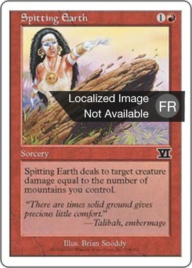 image Expectoration tellurique