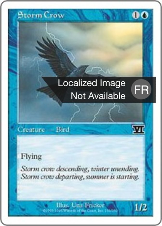 image Corbeau de l'orage