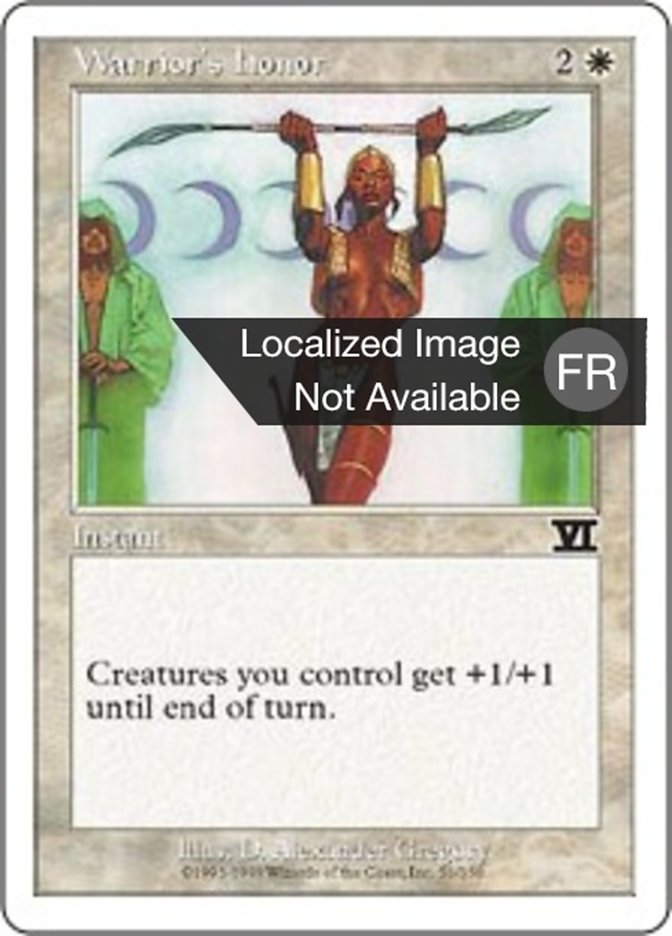 image Honneur du guerrier